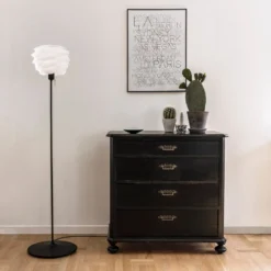 Santé Stand Vloerstandaard Zwart - Umage - Koop Online -Flos Shop 4036 Champagne floor black Carmina mini envrionmen