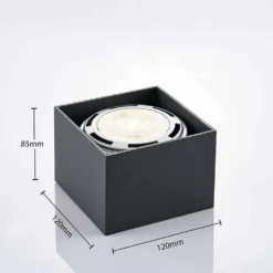 Mabel Square Spot Dark Grey - Arcchio - Koop Online -Flos Shop 42510965523176