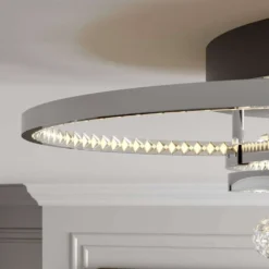 Keely Plafondlamp L Chrome/Clear - Lucande - Koop Online -Flos Shop 42510965737635