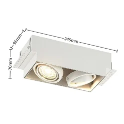 Hidaya 2 Ingebouwd Spot White - Arcchio - Koop Online -Flos Shop 42519117083944