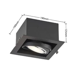 Yasna Ingebouwd Spot Black - Arcchio - Koop Online -Flos Shop 42519117085304