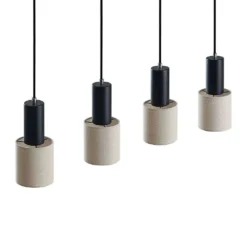 Heribert 4 Hanglamp Black/Beige - Lindby - Koop Online