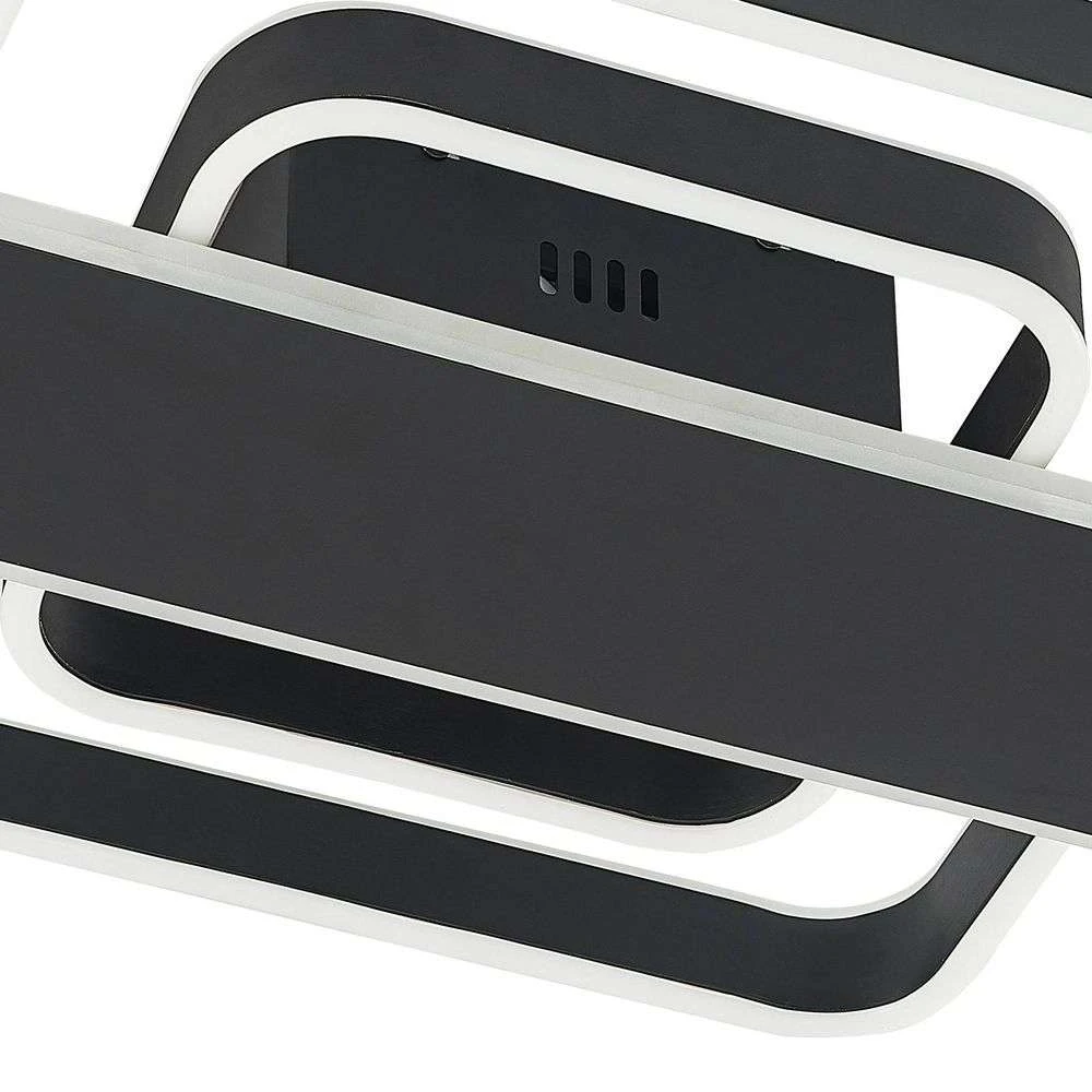 Linetti Square 40 Plafondlamp Black - Lucande - Koop Online 6 Linetti Square 40 Plafondlamp Black - Lucande - Koop Online - Afbeelding 6