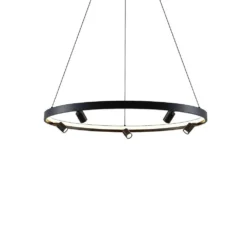 Paliva Hanglamp Ø80 Black - Lucande - Koop Online
