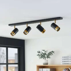 Evaro 4 Plafondlamp Black/Gold - Arcchio - Koop Online -Flos Shop 42519117275933