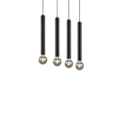 Tamilio 4 Hanglamp Black - Lindby - Koop Online