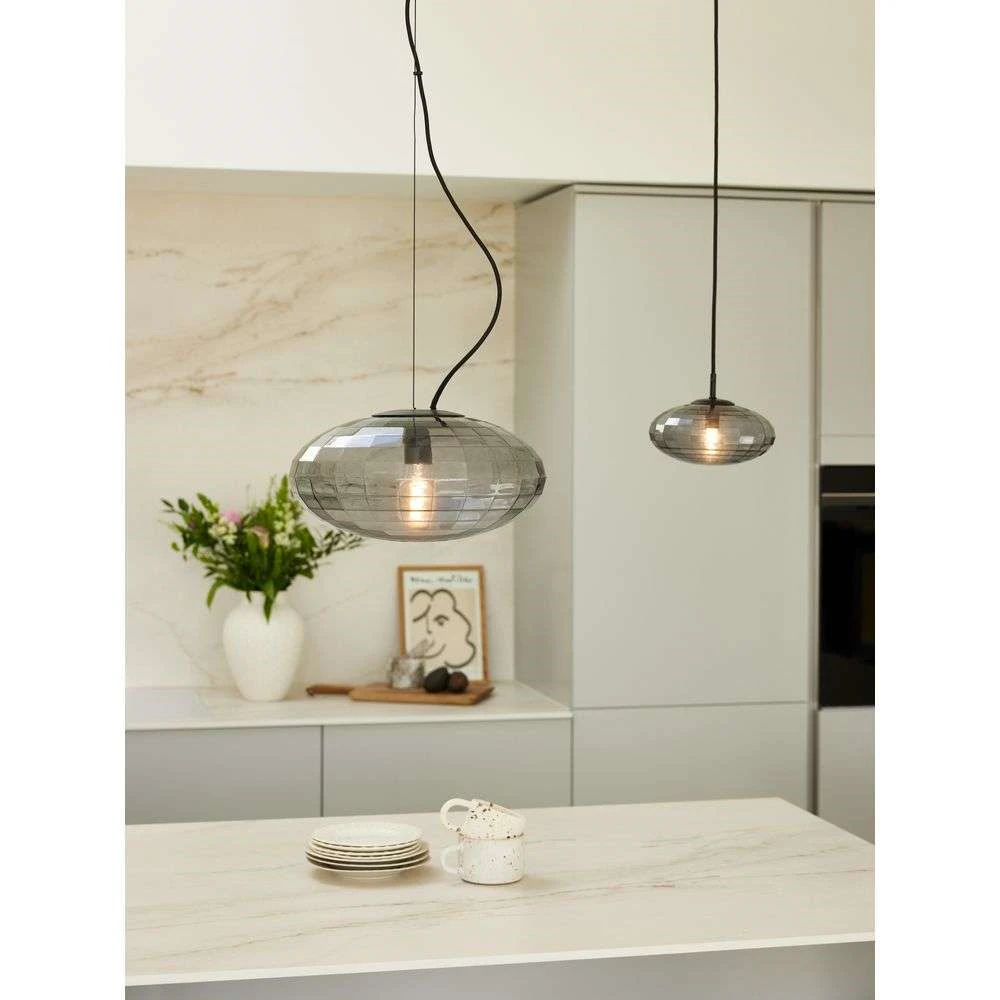 Mesh Hanglamp Ø20 Smoke - Halo Design - Koop Online 2 Mesh Hanglamp Ø20 Smoke - Halo Design - Koop Online - Afbeelding 2