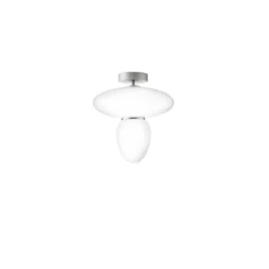 Rizzatto 42 Plafondlamp Satin Silver/Opal - Nuura - Koop Online