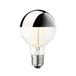 Lichtbron LED 3,5W Globe Ø80 Crown Silver E27 - Design By Us - Koop Online