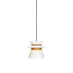 Diablo Hanglamp Ø165 Matt White/Brass - Belid - Koop Online -Flos Shop 73915341030262