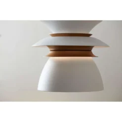 Diablo Hanglamp Ø165 Matt White/Brass - Belid - Koop Online -Flos Shop 73915341030263