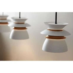 Diablo Hanglamp Ø165 Matt White/Brass - Belid - Koop Online -Flos Shop 73915341030264