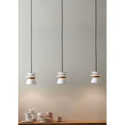 Diablo Hanglamp Ø165 Matt White/Brass - Belid - Koop Online -Flos Shop 73915341030265