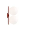 IC C/W1 Double Plafondlamp/Wandlamp Burgundy - Flos - Koop Online