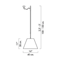 Costanza Hanglamp Liquorice Black - Luceplan - Koop Online -Flos Shop 820090008302620costanza20pendel20liquorice black luceplan 2