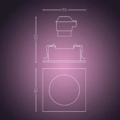 Centura Recessed Squared Bluetooth White/Color Amb. White - Philips Hue - Koop Online -Flos Shop 8718696171783 centura 2 1