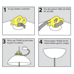 Cablecup Wit - Pandul - Koop Online -Flos Shop CableCup ho to tech Lampemesteren.dk